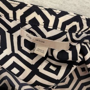 Gap shirt dress- polyester. Button down dress!